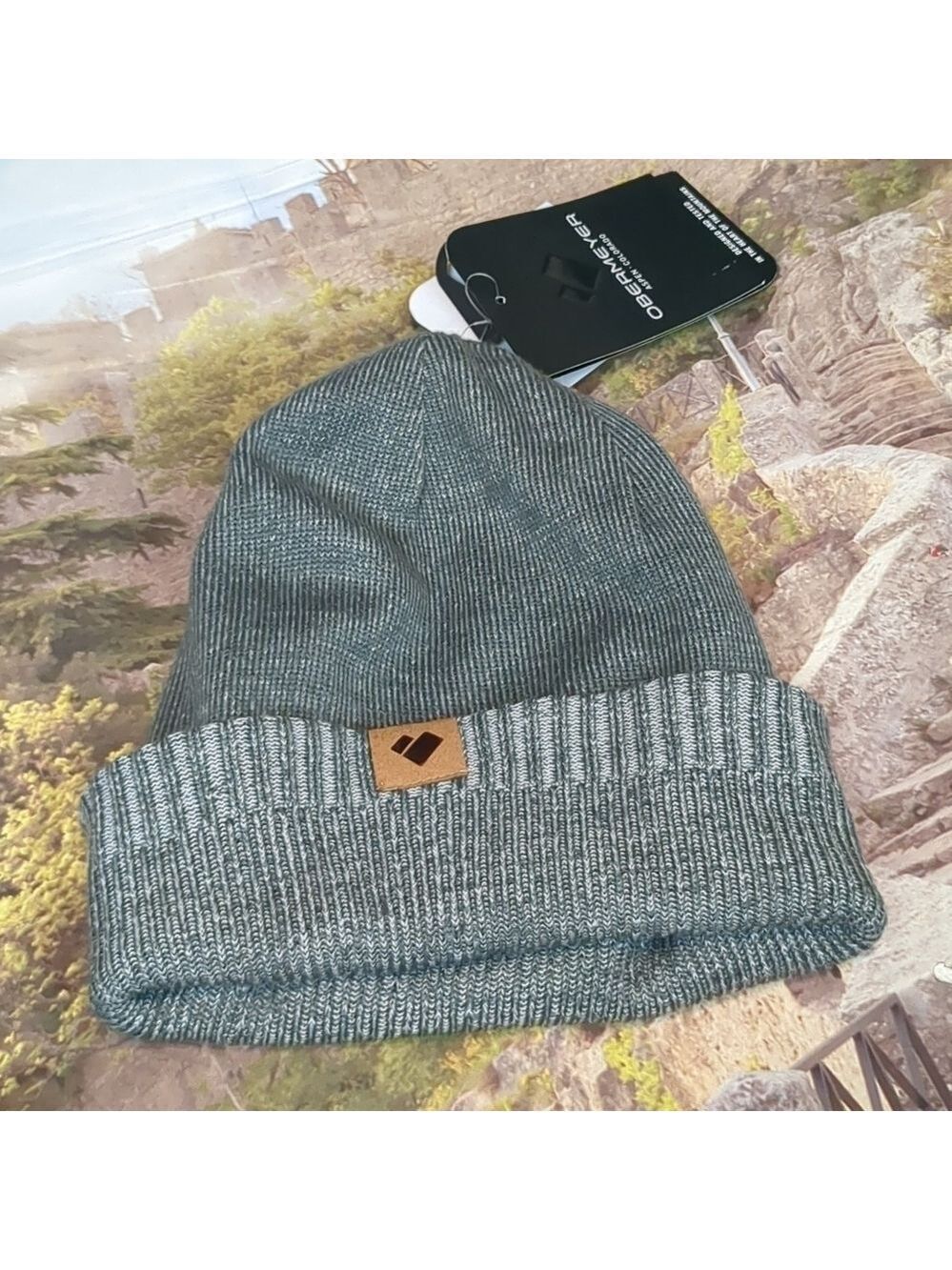 Obermeyer men's Eugene gray beanie